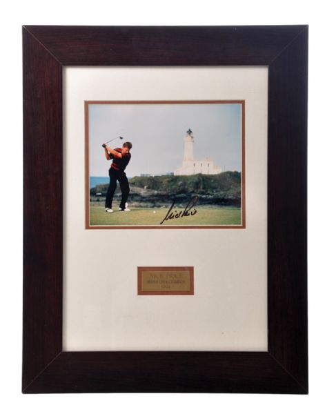 Gary Player, Curtis Strange and Nick Price Signed Frame Montages with COAs