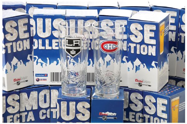 Coors Light NHL Teams Collector Glass Collection of 30 