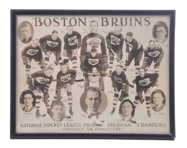 Boston Bruins 1926-27 Framed Team Photo (14 1/2" x 11 1/4")
