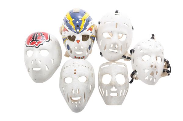 Don Scott Replica Goalie Masks Collection of 6