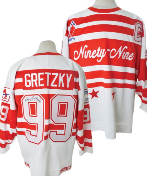 Wayne Gretzky Autographed Limited Edition "Ninety-Nine Tour" Jersey