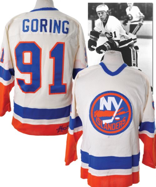 Robert "Butch" Gorings 1984-85 New York Islanders Game-Worn Jersey