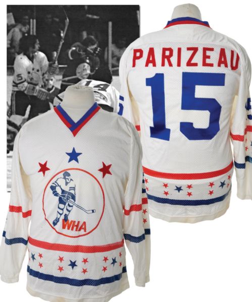 Michel Parizeaus 1973 WHA All-Star Game-Worn Jersey