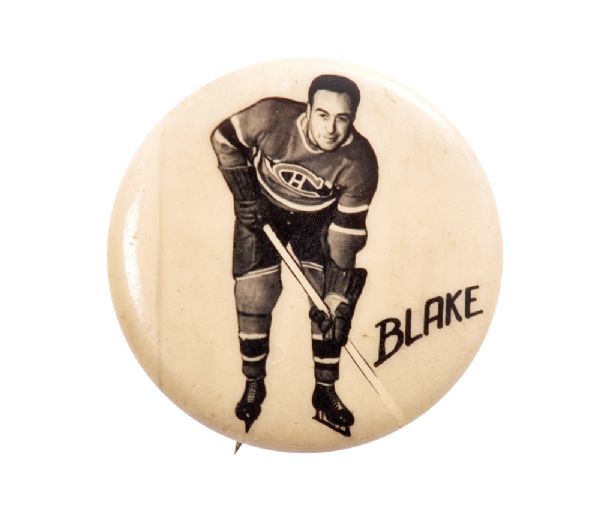 Toe Blake 1948 Montreal Canadiens Pep Cereal Pin