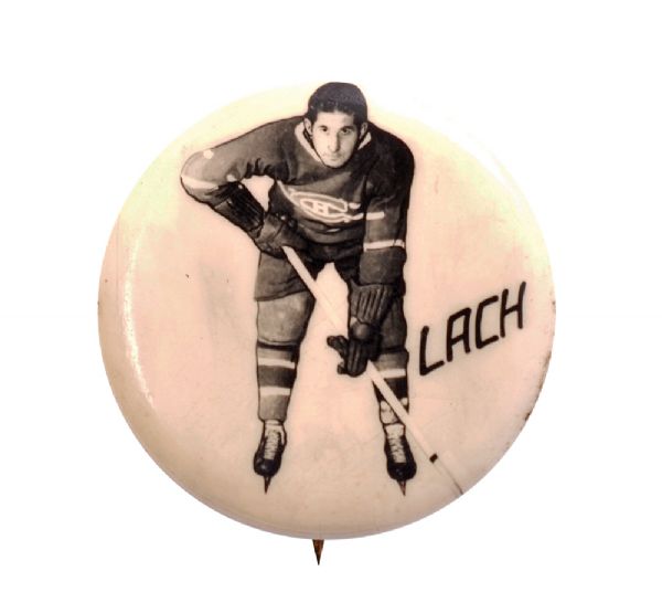 Elmer Lach 1948 Montreal Canadiens Pep Cereal Pin