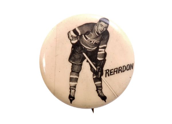 Kenny Reardon 1948 Montreal Canadiens Pep Cereal Pin