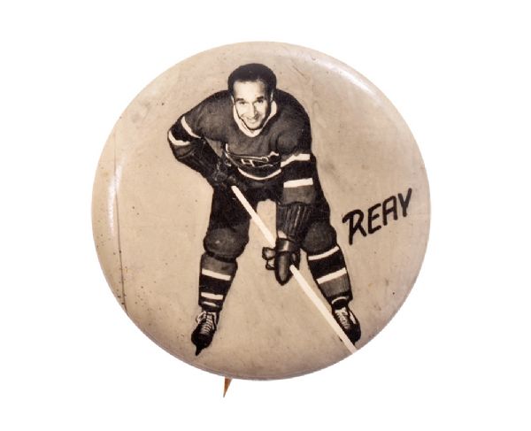 Billy Reay 1948 Montreal Canadiens Pep Cereal Pin