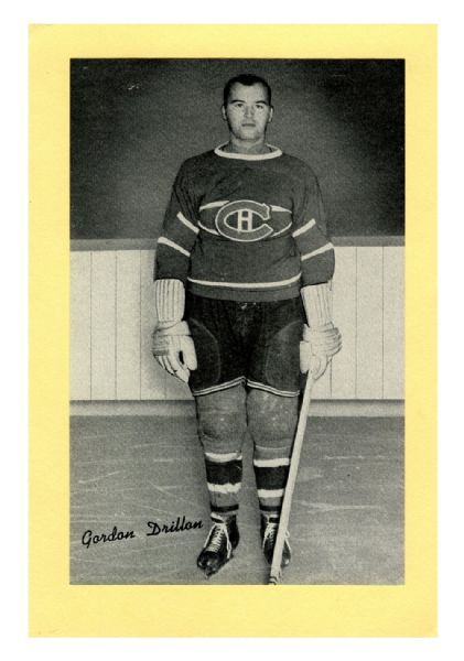 Gordon Drillon Montreal Canadiens Bee Hive Group 1 Photo (1934-43) 