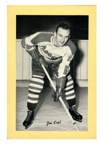 Joe Krol New York Americans Bee Hive Group 1 Photo (1934-43)