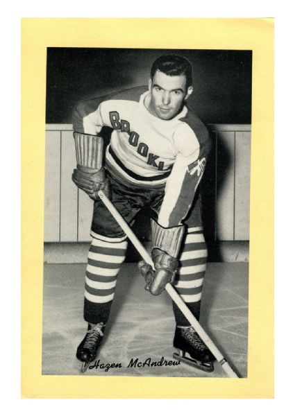 Hazen McAndrew New York Americans Bee Hive Group 1 Photo (1934-43)