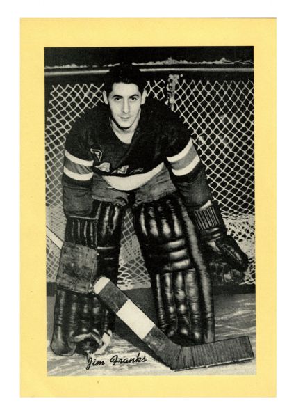 Jim Franks New York Rangers Bee Hive Group 1 Photo (1934-43)