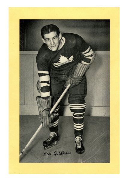 Bob Goldham Toronto Maple Leafs Bee Hive Group 1 Photo (1934-43)