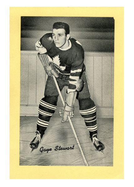 Gaye Stewart Toronto Maple Leafs Home Sweater Bee Hive Group 1 Photo (1934-43)