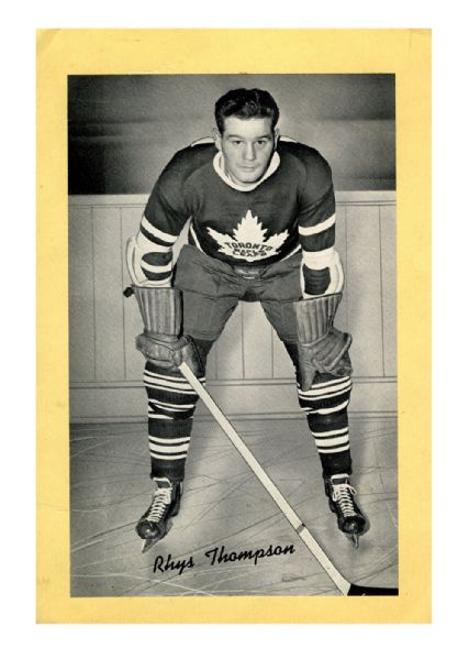 Rhys Thompson Toronto Maple Leafs Bee Hive Group 1 Photo (1934-43)