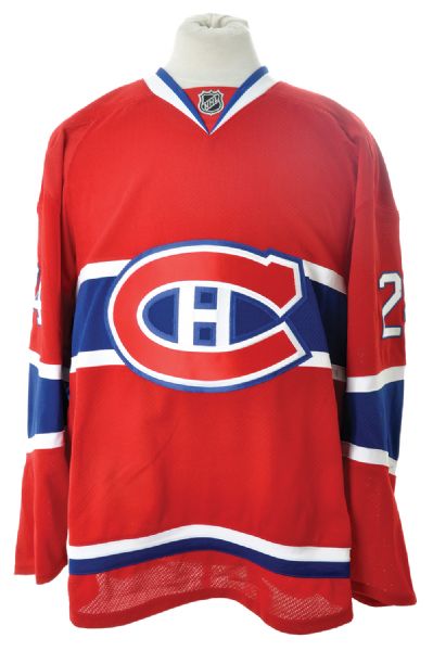 Jarred Tinordis 2013-14 Montreal Canadiens Game-Worn Jersey with Team LOA