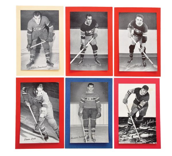 Montreal Canadiens Bee Hive Group 1 Photos (1934-43) with Richard, Brown, Hefferman, Lamoureux, Morin, OConnor and Summerhill (43)