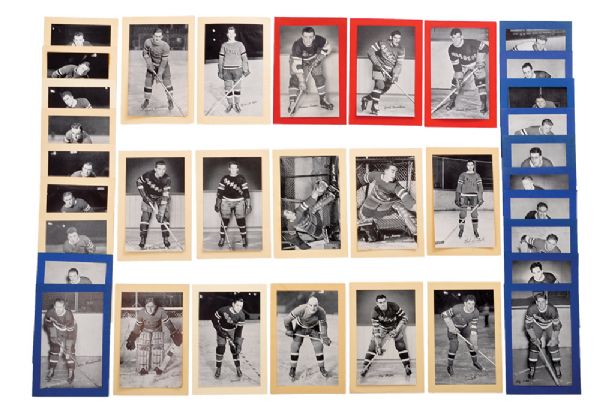 New York Rangers Bee Hive Group 1 Photos (1934-43) with Burns, Garrett, Henry, Kirk, Myles and Tustin (34)