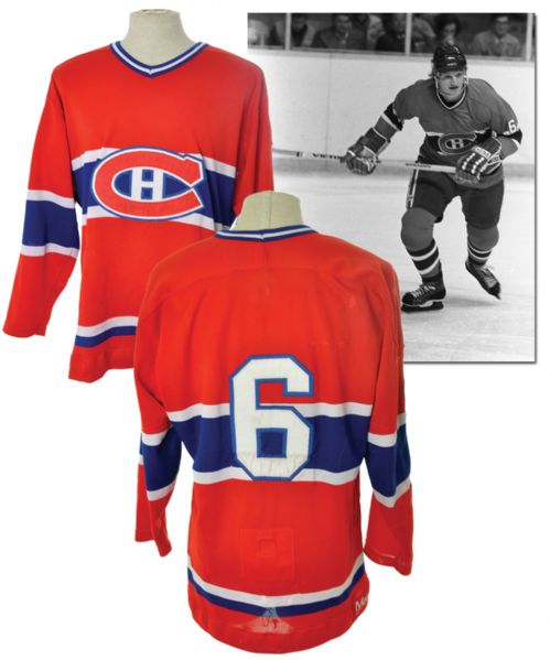 Pierre Mondous 1980-81 Montreal Canadiens Game-Worn Jersey -50+ Team Repairs!