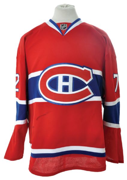 Erik Coles 2012-13 Montreal Canadiens Game-Worn Jersey with Team LOA <br>- Photo-Matched!
