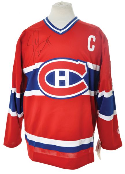 Montreal Canadiens Early-2000s Team-Signed Jerseys (3) Plus Saku Koivu Signed Jersey