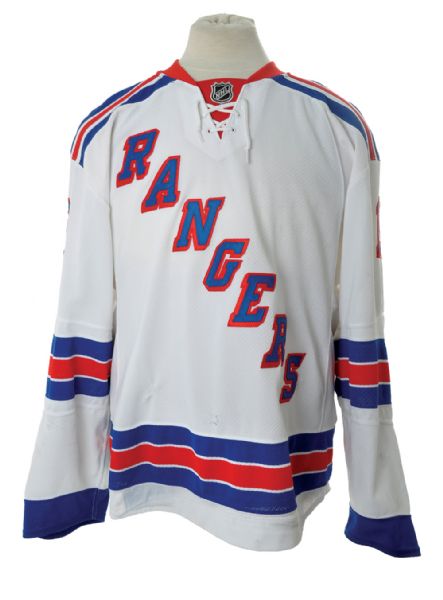 Scott Gomezs 2007-08 New York Rangers Game-Worn Jersey with Team LOA