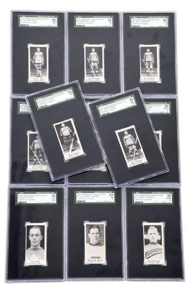 1920s Dominion Chocolate Athletic Stars SGC-Graded Complete 60-Card Set <br>and Extras (18)
