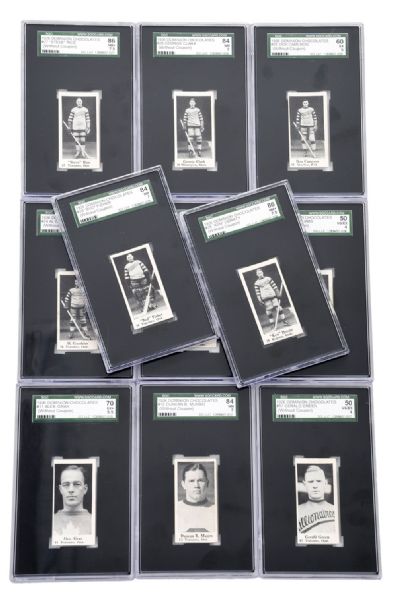 1920s Dominion Chocolate Athletic Stars SGC-Graded Complete 60-Card Set <br>and Extras (18)