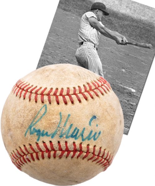 Roger Maris Single-Signed Baseball with JSA LOA