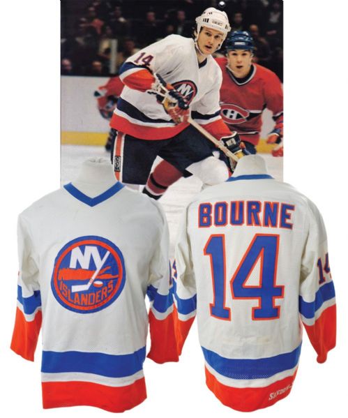 Bob Bournes Early-1980s New York Islanders Game-Worn Jersey 