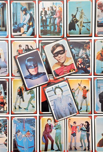 1966 Batman Red Bat Near Complete Set and Riddler Complete Set