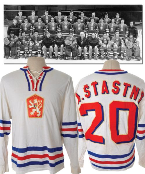 Anton Stastnys 1979 Team Czechoslovakia Game-Worn Jersey