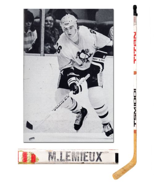 Mario Lemieuxs 1985 World Championships Team Canada Game-Used Titan Stick