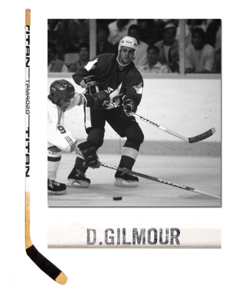 Doug Gilmours 1987 Canada Cup Team Canada Game-Used Titan Stick