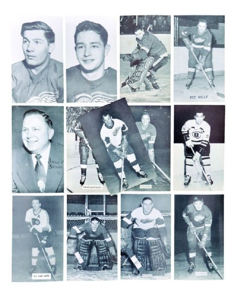 1950s-1970s JD McCarthy and Other Hockey Postcard Collection of 330+