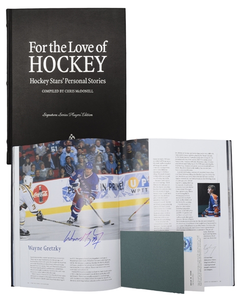 "For the Love of Hockey" Players Edition Limited-Edition Signature Series Book #32/100
