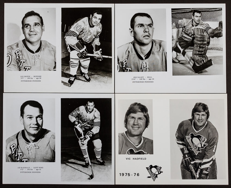 Pittsburgh Penguins 1967-68 to 1979-80 Team-Issued Photo Collection of 200+