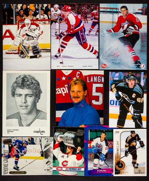 Washington Capitals and Other NHL Teams Postcard and Promo Card Collection of 350+