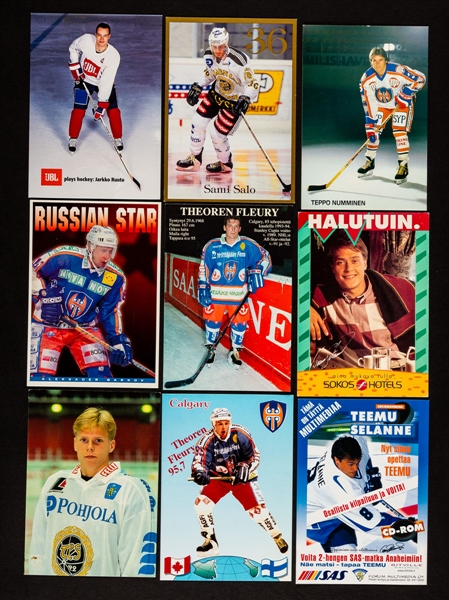 Vintage and Modern Finnish Elite League Postcard, Team Photo and Assorted Item Collection of 550+ including Teams TPS, Tappara, Lahden, SaiPa, KalPa and Others 