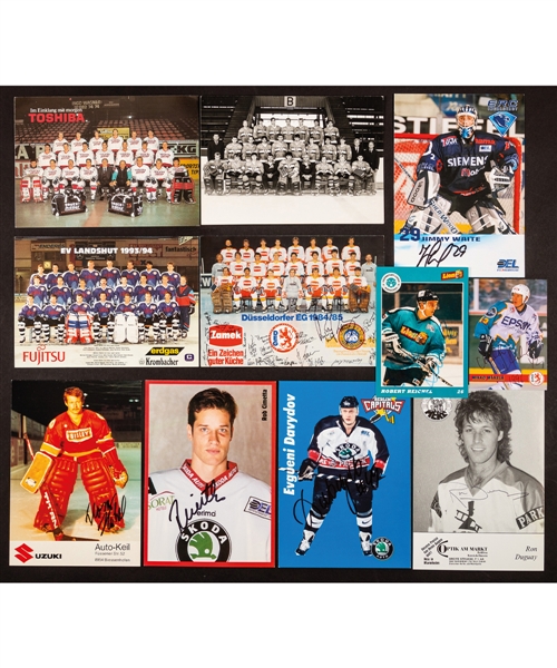 Vintage and Modern Massive German Hockey League Postcard, Team Photo and Assorted Item Collection of 3,000+ including 1,700+ Signed 