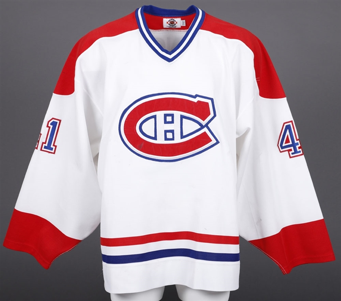 Sean Connors Early-2000s Montreal Canadiens Game-Worn Pre-Season Season Jersey with Team LOA