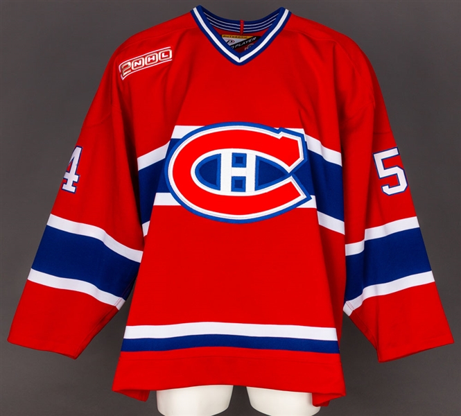 Francois Groleau’s 1999-2000 Montreal Canadiens Game-Issued Jersey with Team LOA 