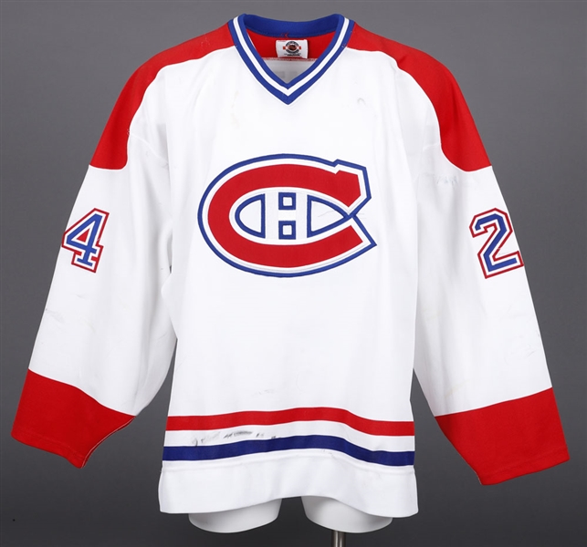 Ben Guites Late-1990s Montreal Canadiens Game-Worn Pre-Season Jersey Obtained from Team with LOA