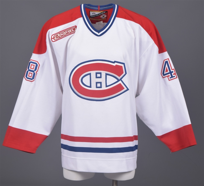 Miloslav Gurens 1999-2000 Montreal Canadiens Game-Worn Home Jersey with Team LOA - 2000 Patch!