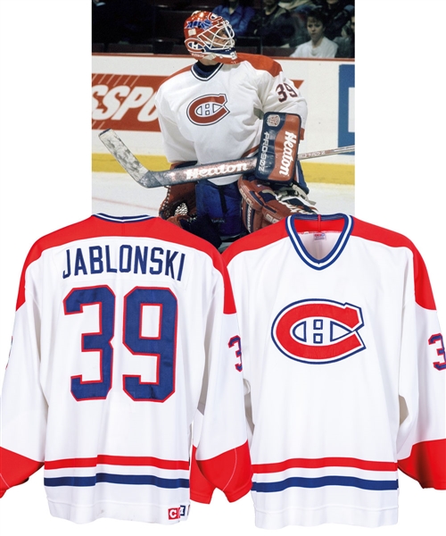 Pat Jablonskis 1996-97 Montreal Canadiens Game-Worn Jersey with Team LOA