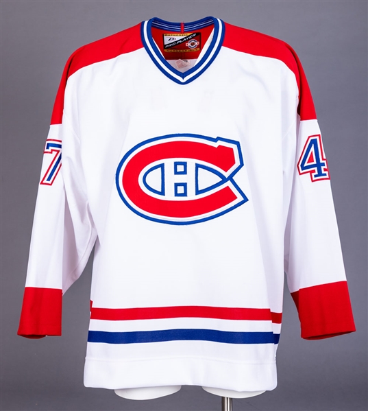 Juha Linds 2000-01 Montreal Canadiens Game-Worn Pre-Season Jersey Obtained from Team with LOA