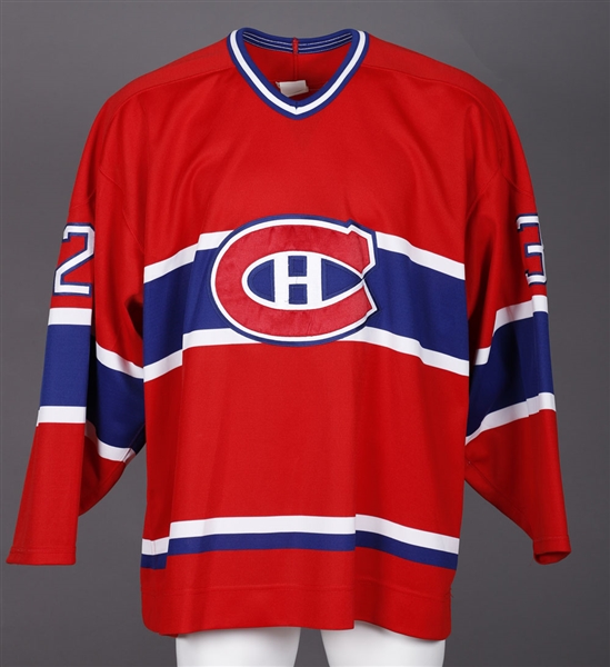 Mario Roberges Mid-1990s Montreal Canadiens Game-Worn Jersey Obtained from Team with LOA