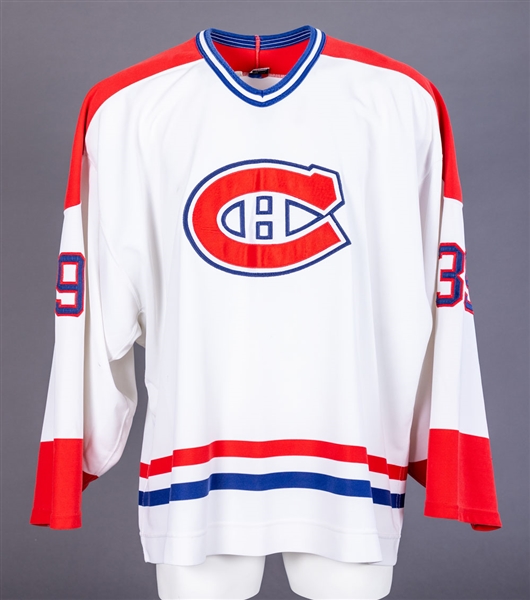 Tomas Vokouns Mid-to-Late-1990s Montreal Canadiens Game-Worn Pre-Season Jersey Obtained from Team with LOA