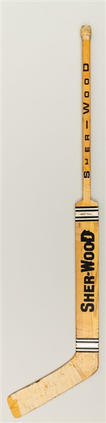 Doug Favell’s 1974-75 Toronto Maple Leafs Sher-Wood Game-Used Stick 