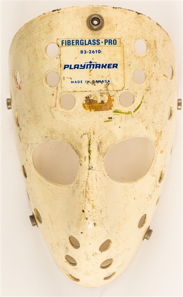 Vintage "Playmaker Fiberglass Pro" Fiberglass Goalie Mask