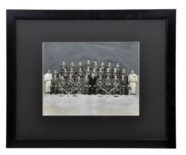 Montreal Canadiens 1952-53 Stanley Cup Champions Framed Master Team Photo <br>(27” x 33”)